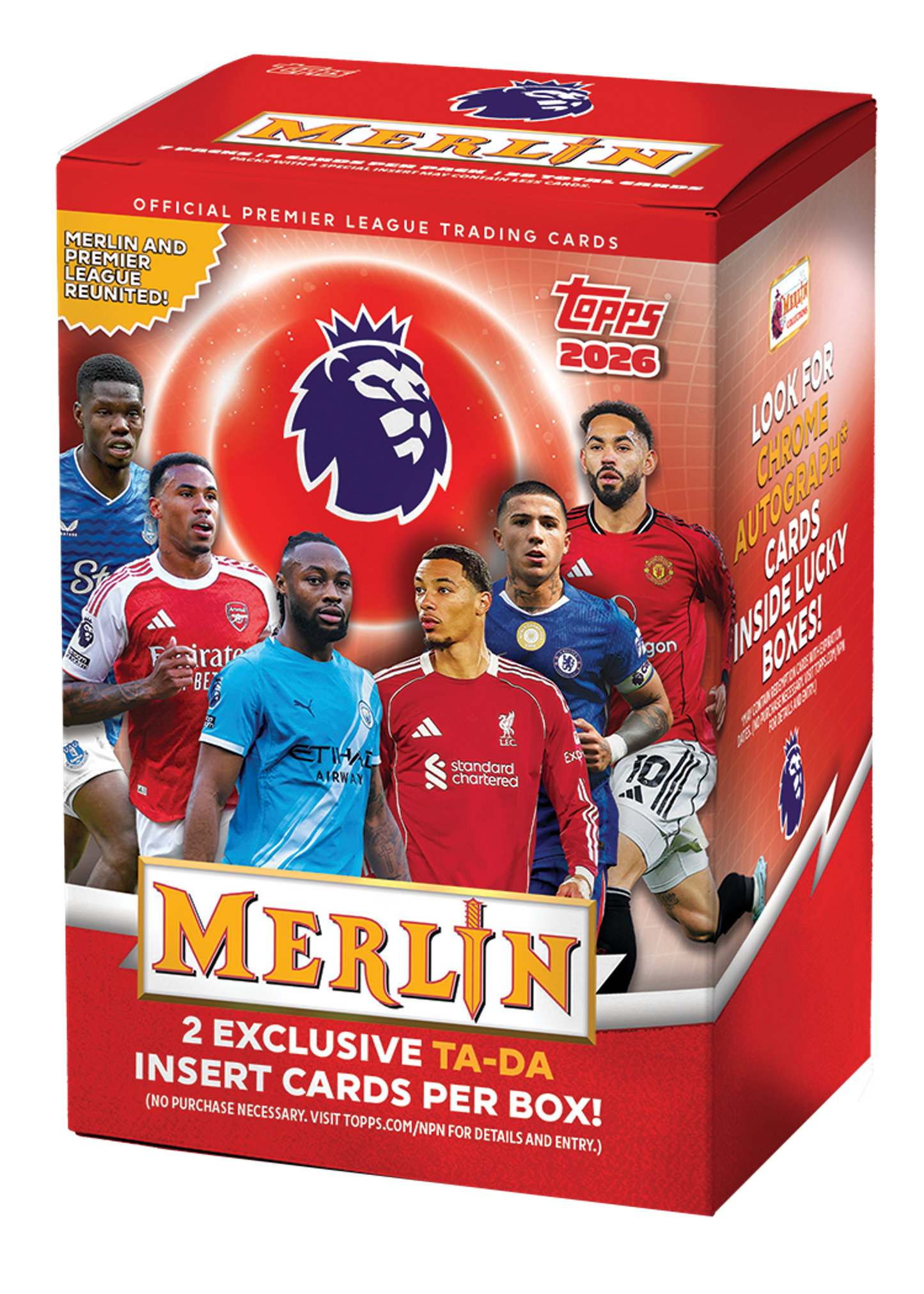 Topps - Merlin - Premier League Soccer - 2025/2026 - Blaster Box