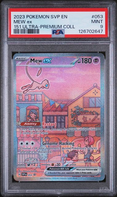 Pokemon - 151 Ultra Premium Collection - Mew ex #053 - 2023 - PSA 9