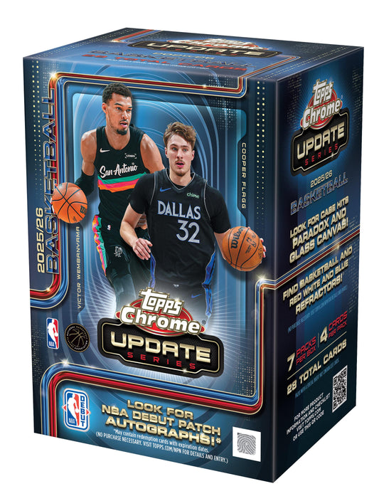 Topps - Chrome Update - NBA Basketball - 2025-26 - Blaster Box