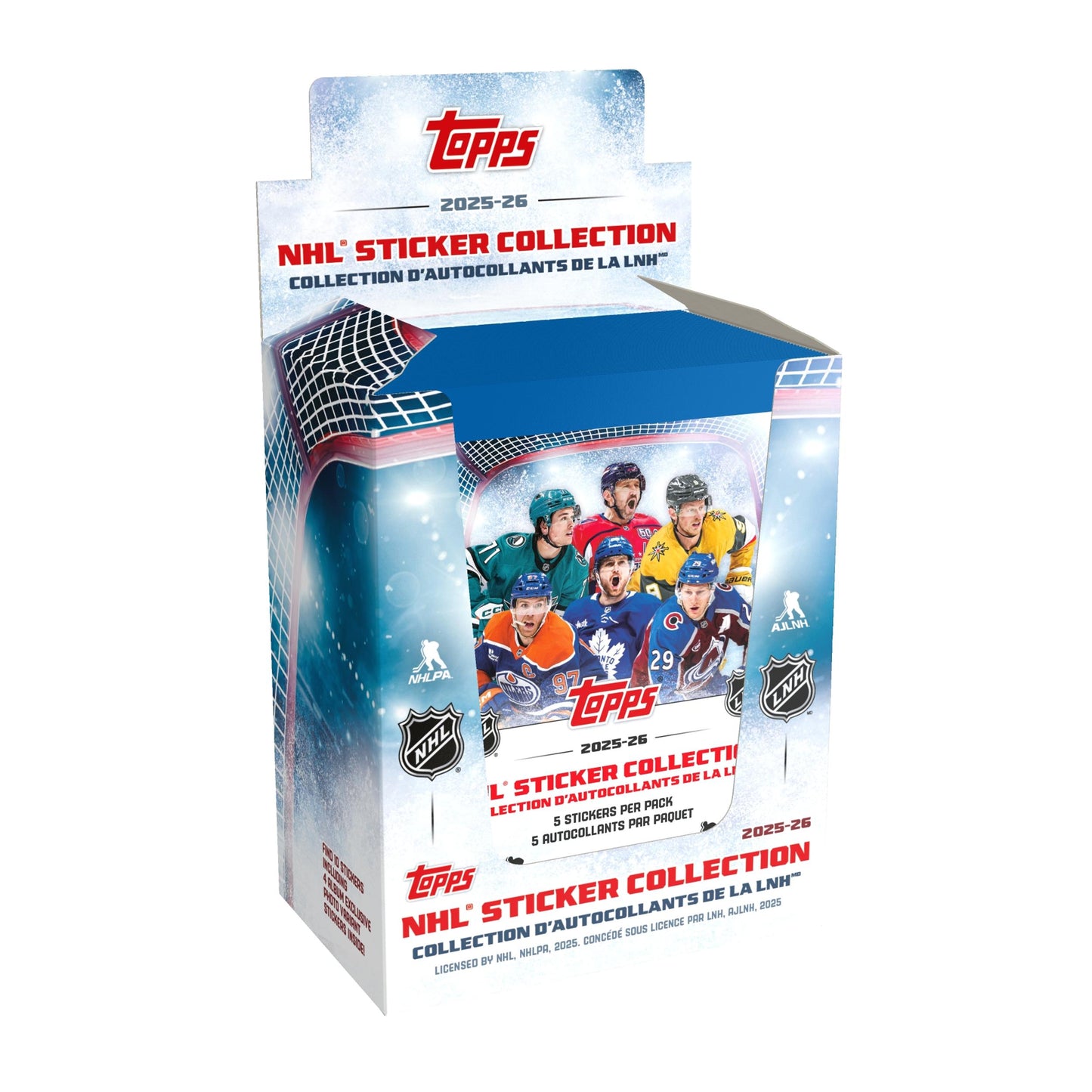 Topps - NHL Hockey - 2025/26 - Sticker Pack Display