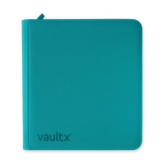 Vault X - 12 Pocket - Exo Tec Zip Binder - Ocean Blue