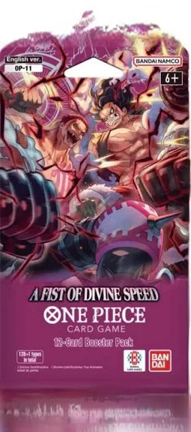 One Piece - A Fist of Divine Speed - OP11 - Sleeved Booster Pack