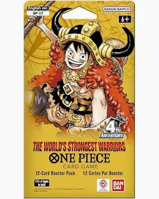 One Piece - The Worlds' Strongest Warriors - OP17 - Sleeved Booster Pack