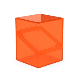 Ultimate Guard - Boulder 100 Clear - Poppy Topaz Orange - Deck Box
