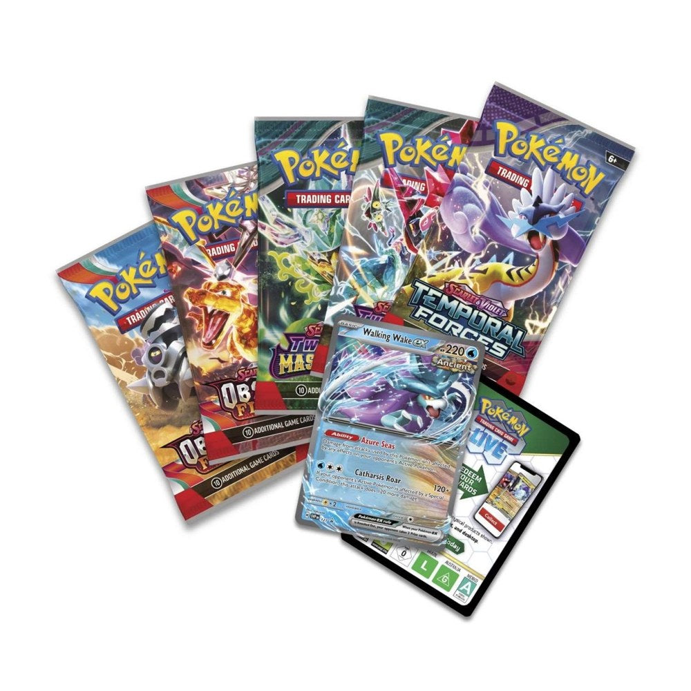 Pokemon - Paradox Clash - Walking Wake ex - Tin