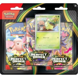 Pokemon - Mega Evolution - Perfect Order - 3 Pack Blister