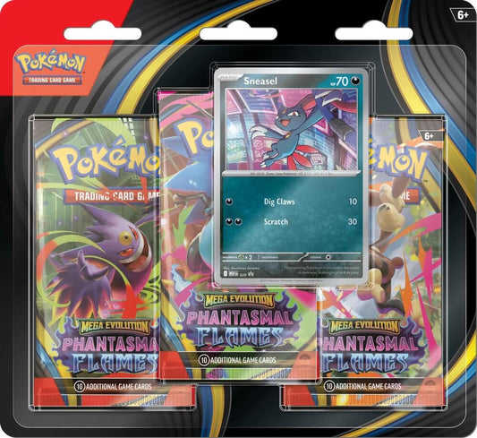 Pokemon - Phantasmal Flames - 3 Pack Blister