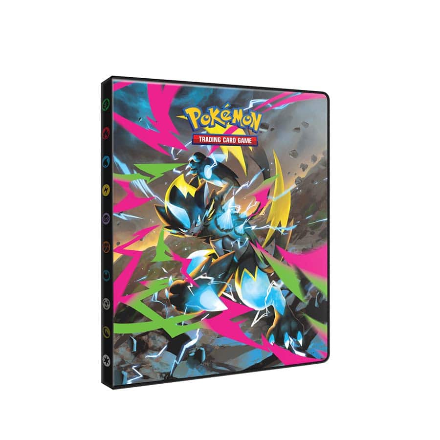 Ultra Pro - Pokemon - 4 Pocket Portfolio - Mega Evolutions Pitch Black