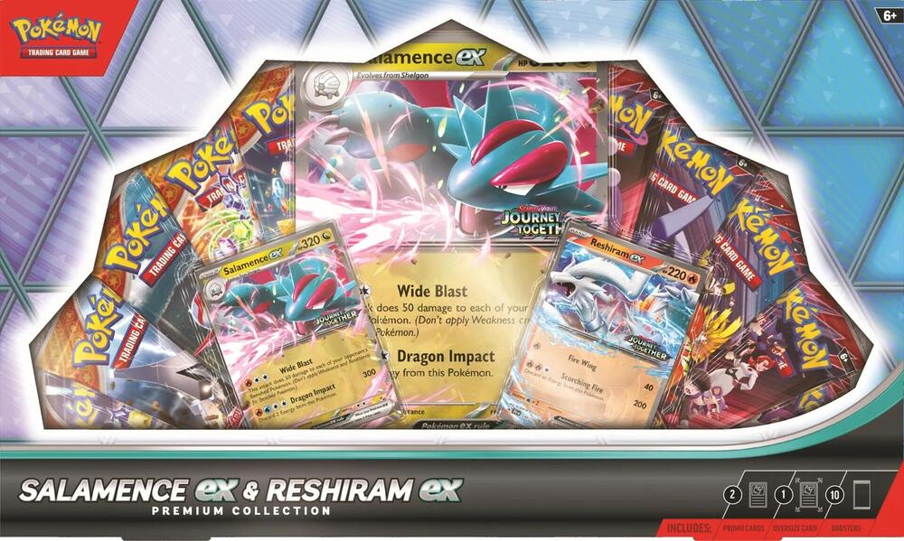 Pokemon - Salamence ex and Reshiram ex - Premium Collection