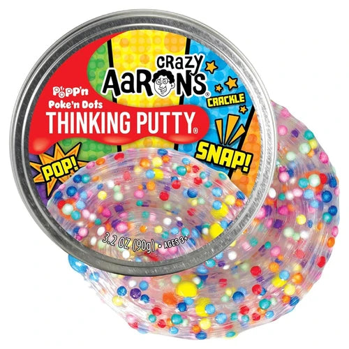Crazy Aarons - Popp'N Potty: Poke'n Dots - Thinking Putty