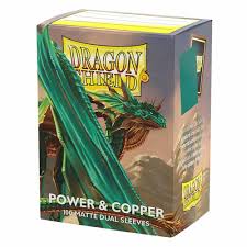Dragon Shield - Dual Matte Card Sleeves - Power and Copper - 100ct
