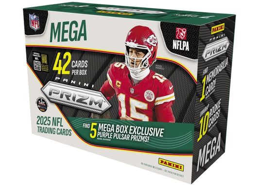 Panini - Prizm - NFL Football - Purple Pulsar - 2025 - Mega Box