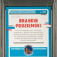 Panini - Donruss Optic - Aqua 249 - Brandin Podziemski - 2023 - PSA 10