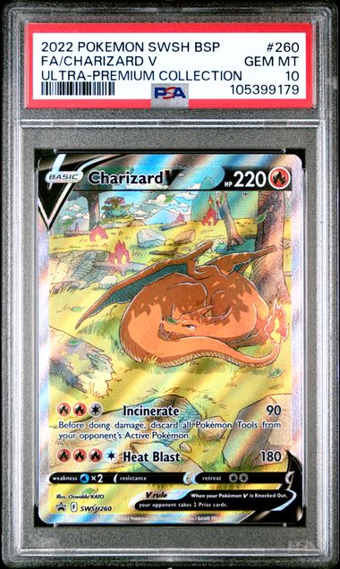 Pokemon - Charizard Ultra Premium Collection - Charizard V #260 - PSA Gem Mint 10 - 2022