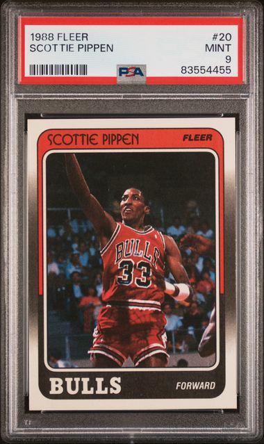 Fleer - Scottie Pippen - PSA Mint 9 - 1988