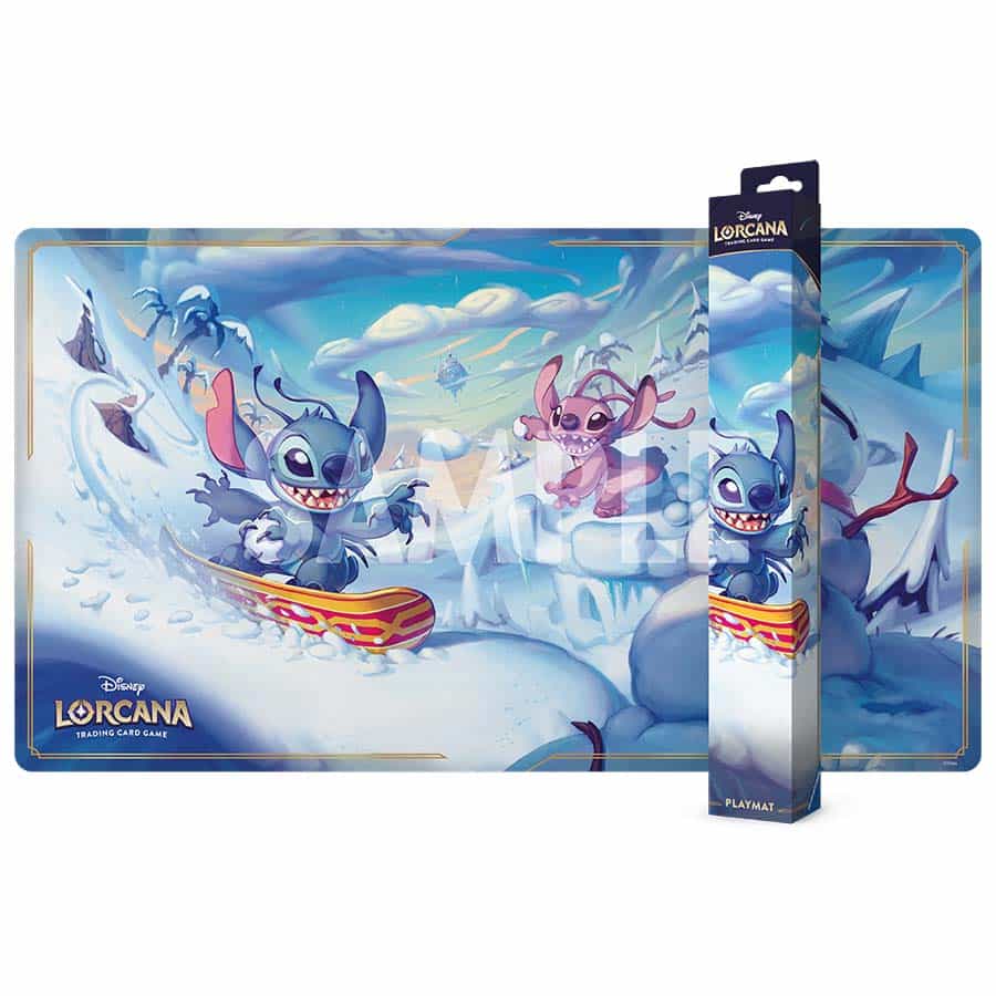 Disney - Lorcana - Hyperia City - Snowboarding Stich - Playmat