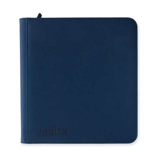 Vault X - 12 Pocket - Exo Tec Zip Binder - Royal Blue