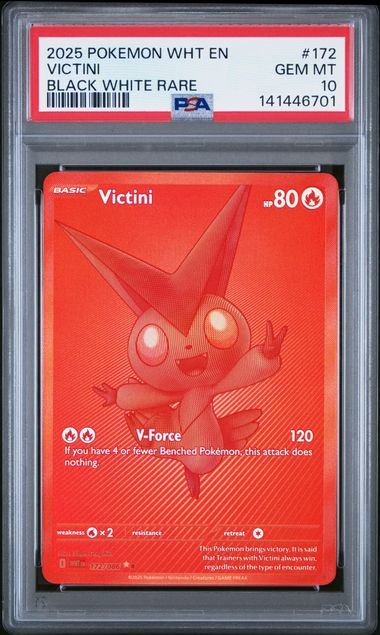 Pokemon - White Flare - Victini BWR #172 - 2025 - PSA 10