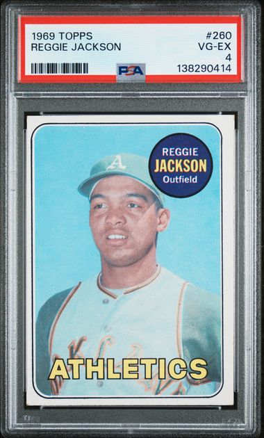 Topps - Reggie Jackson #260 - 1969 - PSA 4