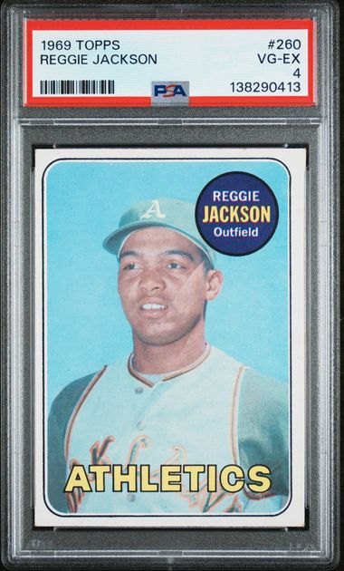 Topps - Reggie Jackson #260 - 1969 - PSA 4