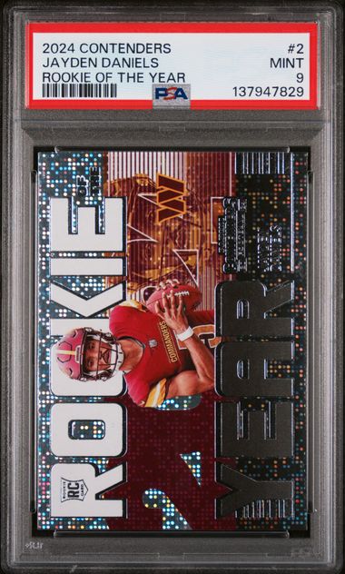 Panini - Mosaic - Jayden Daniels Rookie of the Year #2 - 2024 - PSA 9