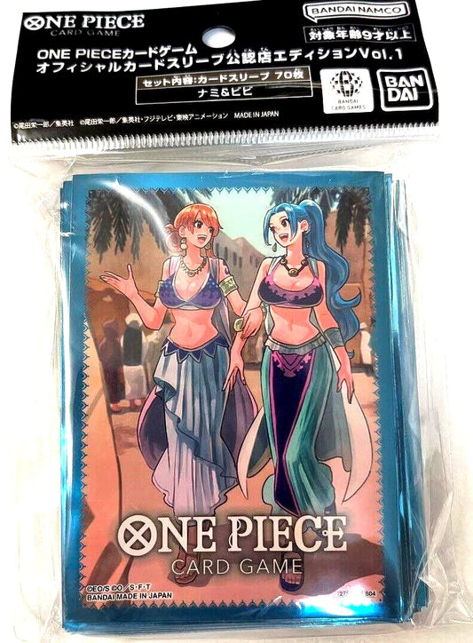 One Piece - TCG+ Store 1st Edition - Official Sleeves Accessory - Nami and Vivi