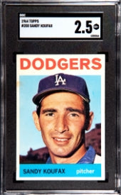 Topps - Sandy Koufax - SGC GD+ 2.5 - 1964