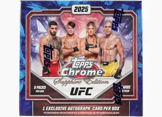 Topps - Chrome Sapphire - UFC Fighting - 2025 - Hobby Box