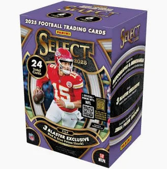 Panini - Select - NFL Football - Red and Blue Shock Prizm - 2025 - Blaster Box