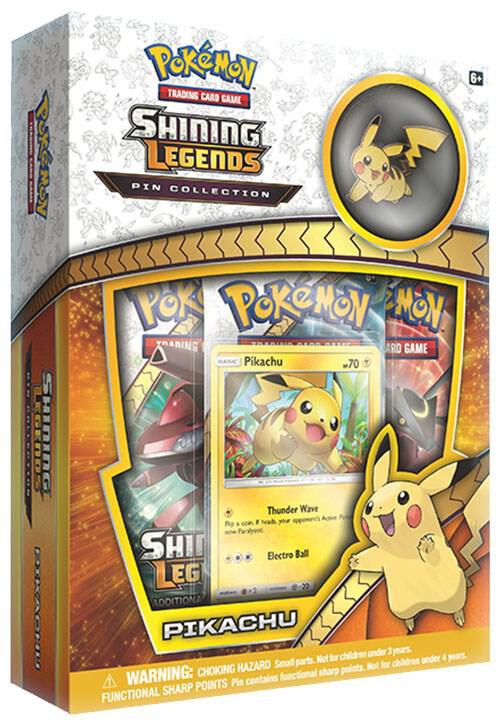 Pokemon - Shining Legends - Pikachu - Pin Collection