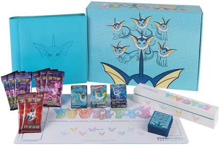 Pokemon - Simplified Chinese Exclusive - Eevee GX - Vaporeon - Gift Box