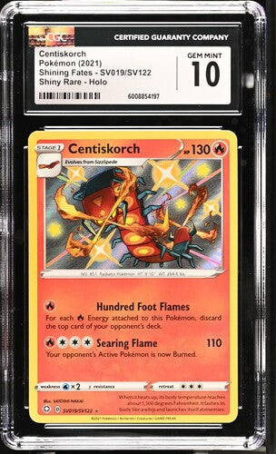 Pokemon - Shining Fates - Shiny Vault - Centiskorch Shiny #SV019