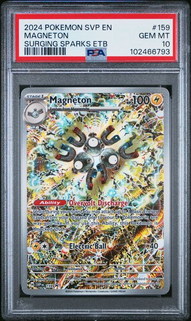 Pokemon - Surging Sparks ETB Promo - Magneton #159 - 2024 - PSA 10