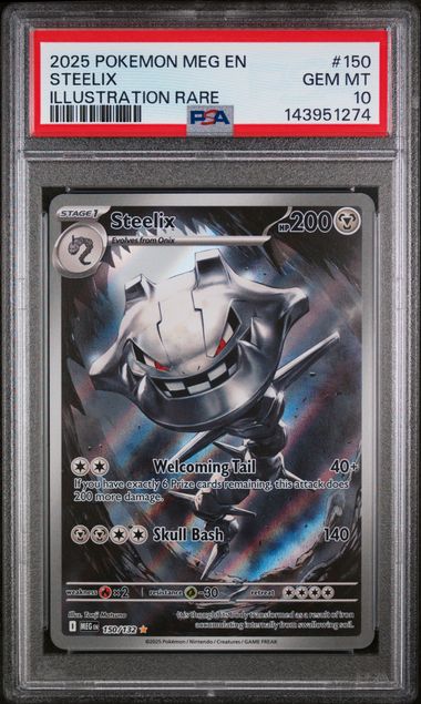 Pokemon - Mega Evolution - Steelix IR #150 - 2025 - PSA 10