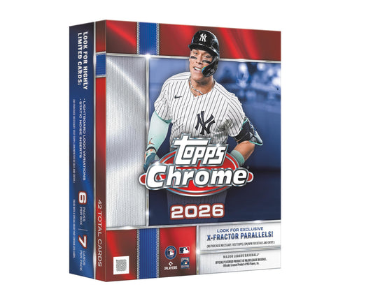 Topps - Chrome - MLB Baseball - 2026 - Mega Box