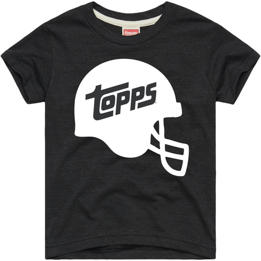 Topps - Football Helmet - Charcoal - Youth T-Shirt
