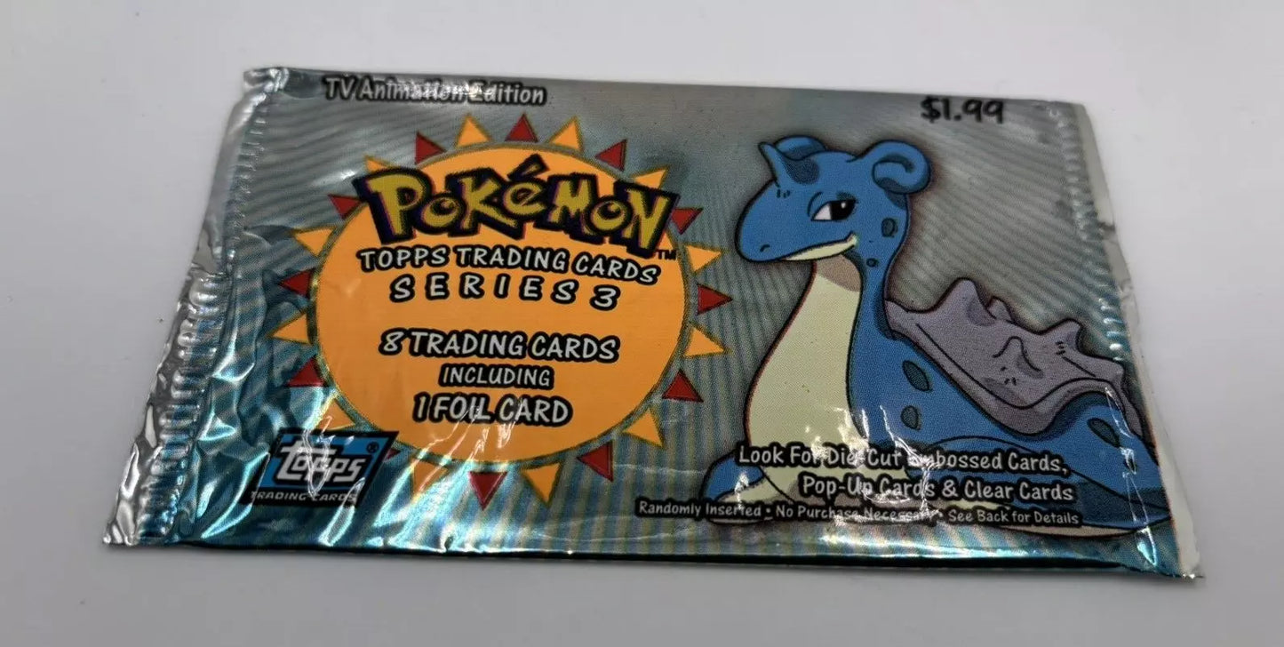 Topps - Pokemon Trading Cards - Series 3 - Booster Pack