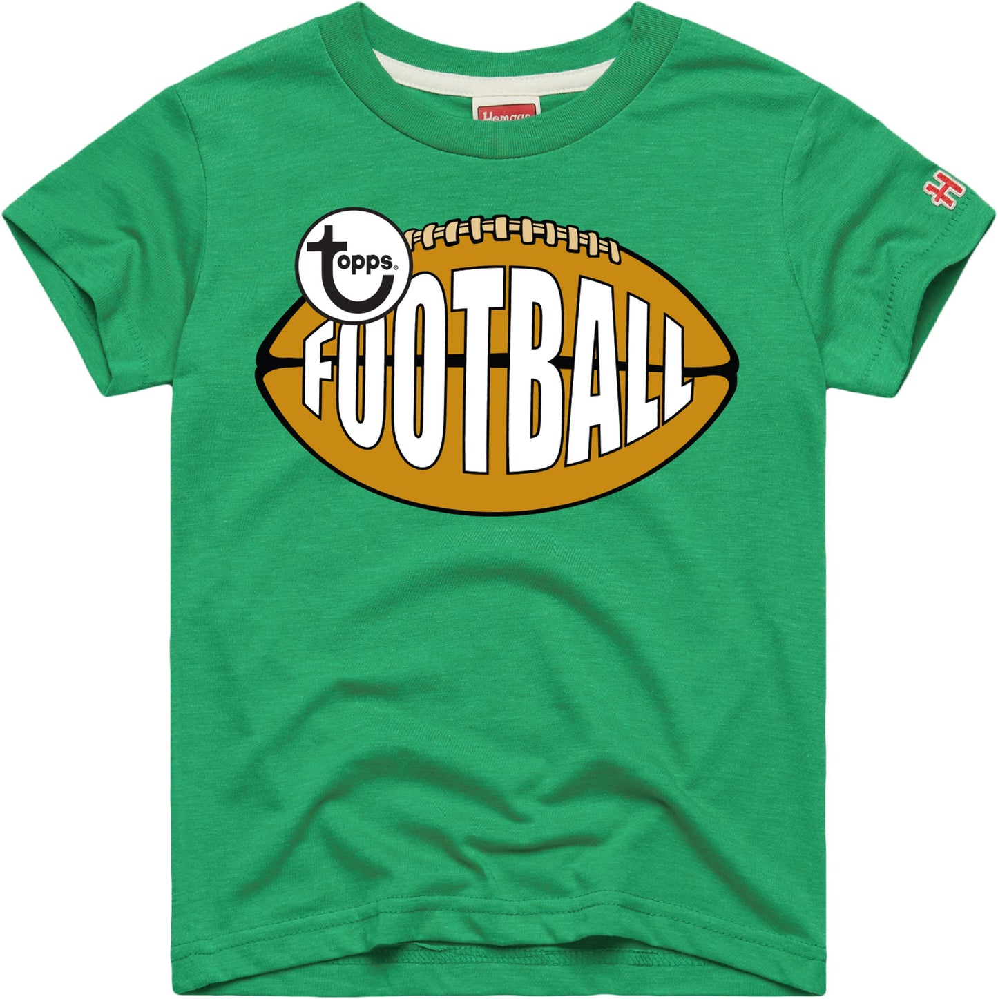 Topps - Heritage Football - Green - Youth T-Shirt