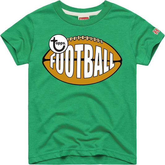 Topps - Heritage Football - Green - Youth T-Shirt