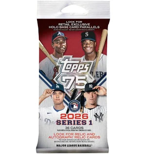 Topps - Series 1 - MLB Baseball Fat Pack - 2026