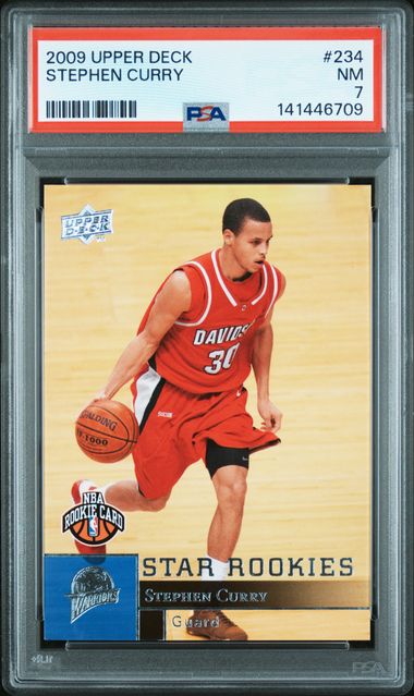 Upper Deck - Stephen Curry Star Rookies #234 - 2009 - PSA 7