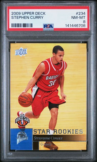 Upper Deck - Stephen Curry Star Rookies #234 - 2009 - PSA 8