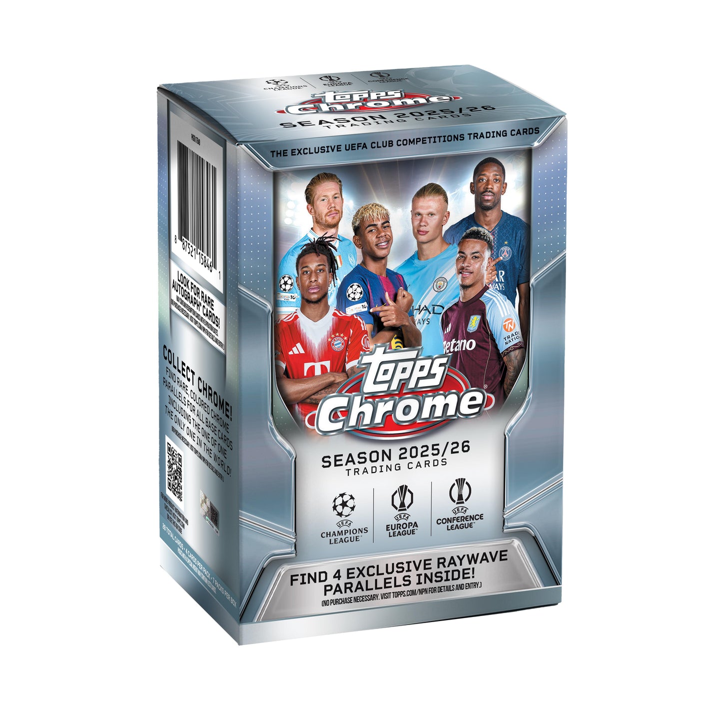 Topps - Chrome - UEFA Champions League Soccer - 2025/2026 - Blaster Box