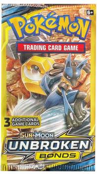 Pokemon - Sun and Moon - Unbroken Bonds - 3 Card Booster Pack
