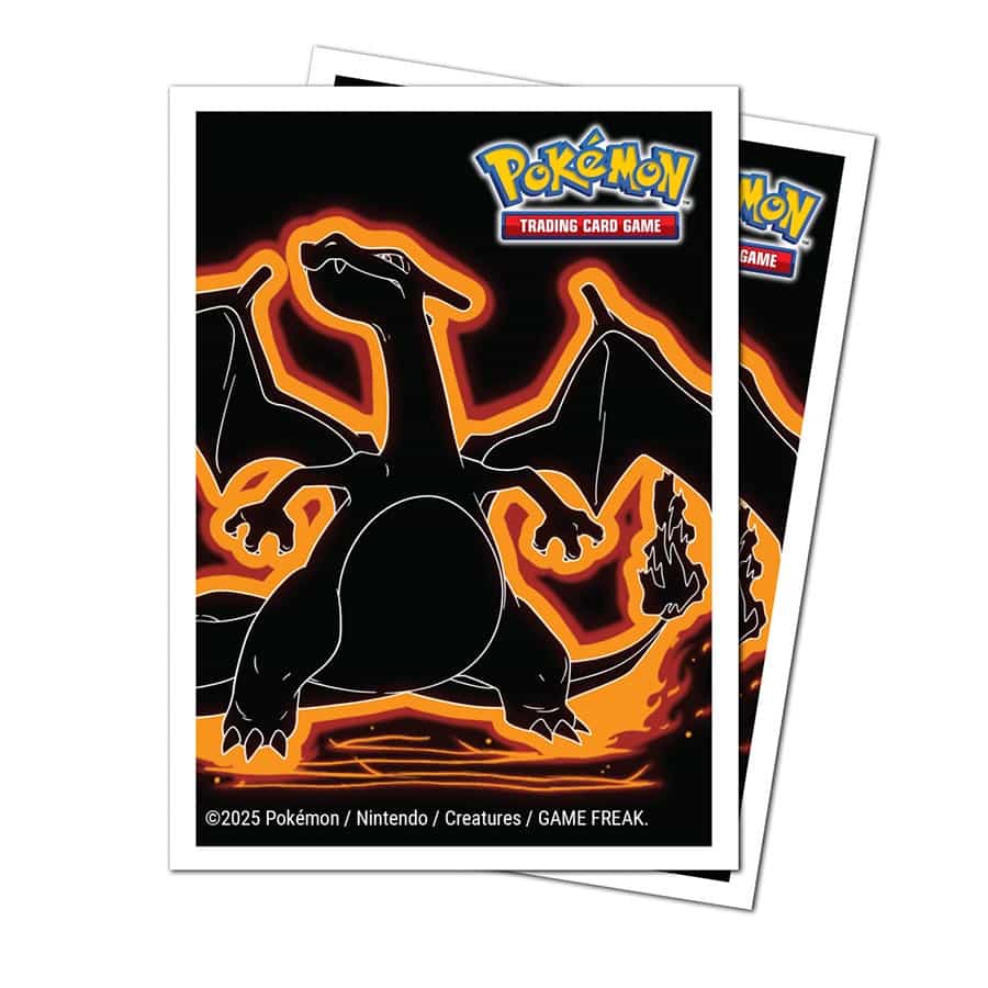 Ultra Pro - Pokemon - Neon Kanto Apex Deck Protector Sleeves - Charizard - 65ct