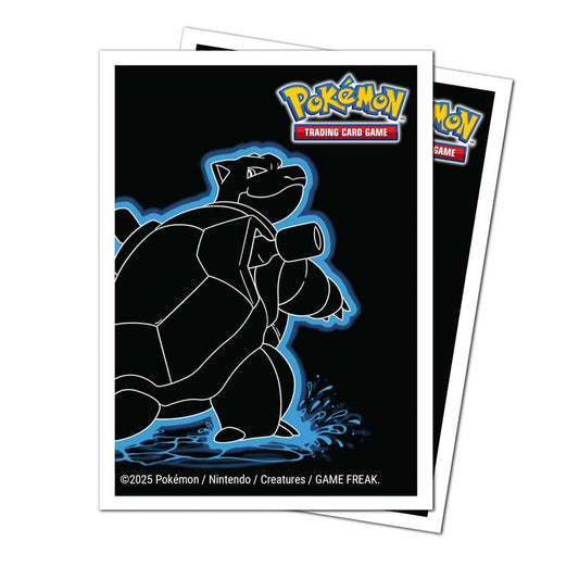 Ultra Pro - Pokemon - Neon Kanto Apex Deck Protector Sleeves - Blastoise - 65ct
