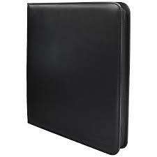 Ultra Pro - Vivid - 12 PKT Zipper Binder - Black