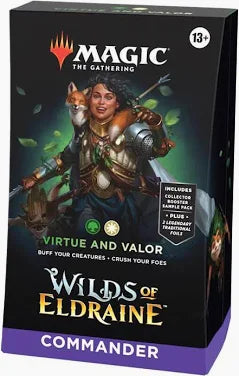 Magic the Gathering - Wilds of Eldraine - Virtue and Valor - Commander Deck