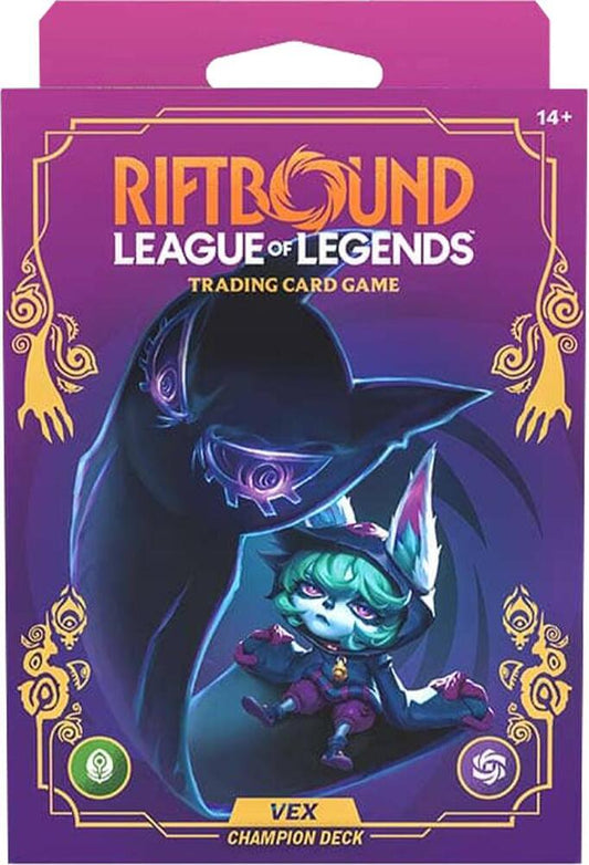 Riftbound - League of Legends TCG - Vex - Unleashed Deck Display