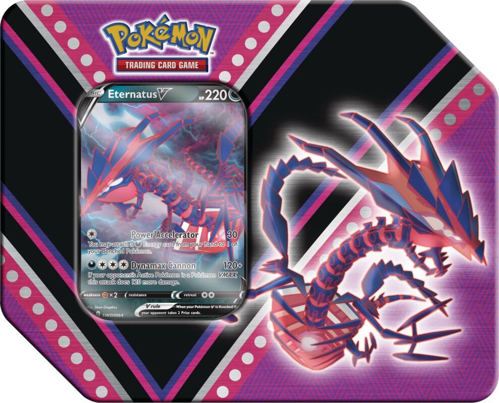 Pokemon - V Powers - Eternatus V - Tin